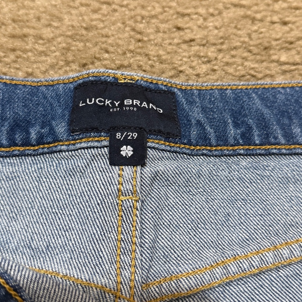 Lucky Brand Ladies Relaxed Fit Blue Jeans - Picture 4 of 9